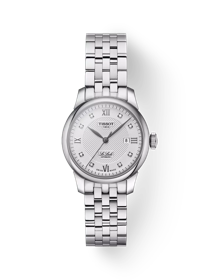 Front view of the watch Tissot Le Locle Automatic Lady (29.00) with shadow