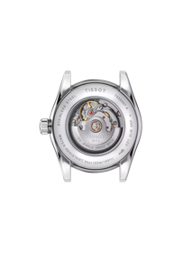 Back view of the watch case Tissot T-My Lady 自動款 18K金錶圈