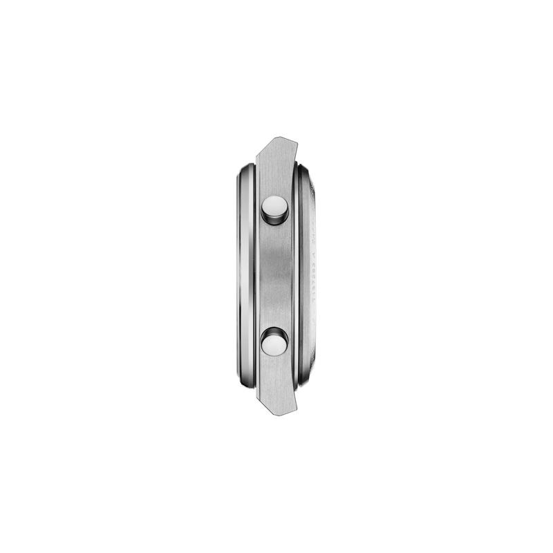 Profile view of the watch case Tissot PRX Digital 35 mm