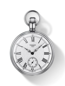 Front view of the watch Tissot Lepine Mechanical with shadow