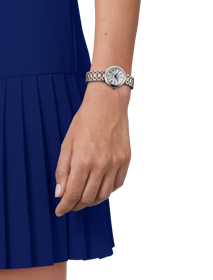 Simulation of the watch Tissot Bellissima Automatic on a wrist