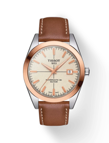 Tissot Gentleman Powermatic 80 Silicium Solid 18K Gold bezel