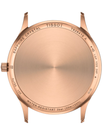Back view of the watch case Tissot Excellence 18K Gold