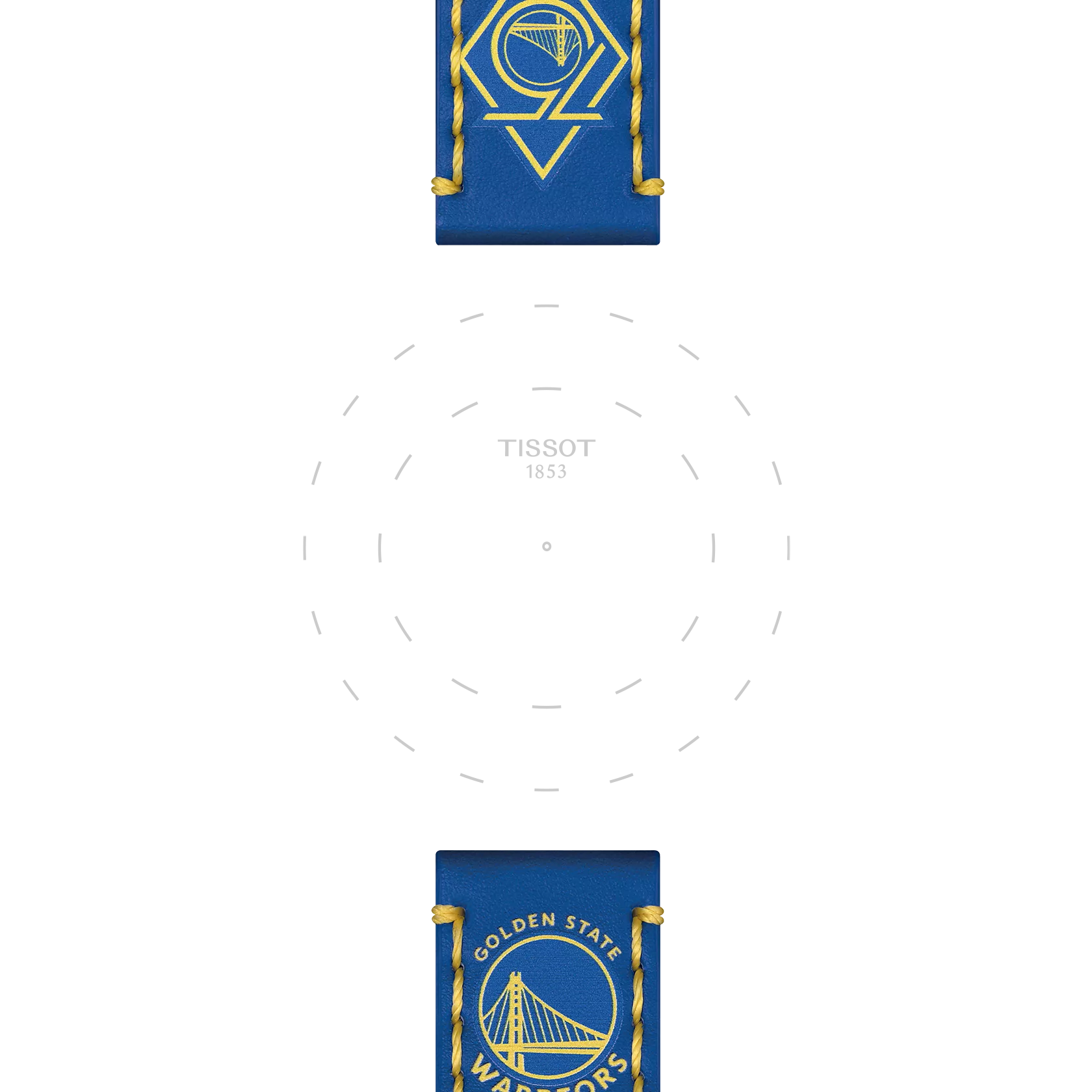 Tissot Official NBA leather strap Golden State Warriors Limited Edition 22mm