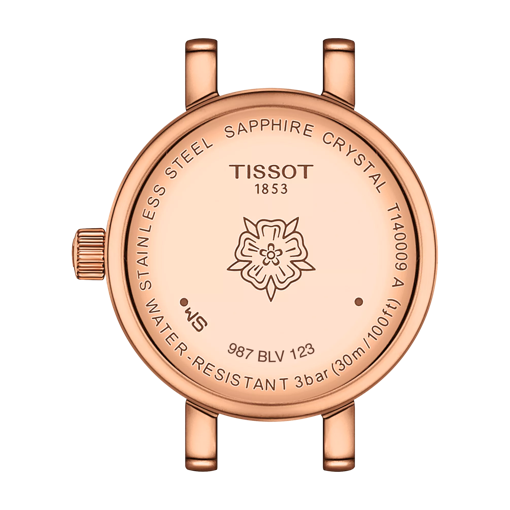 Back view of the watch case Tissot Lovely Round