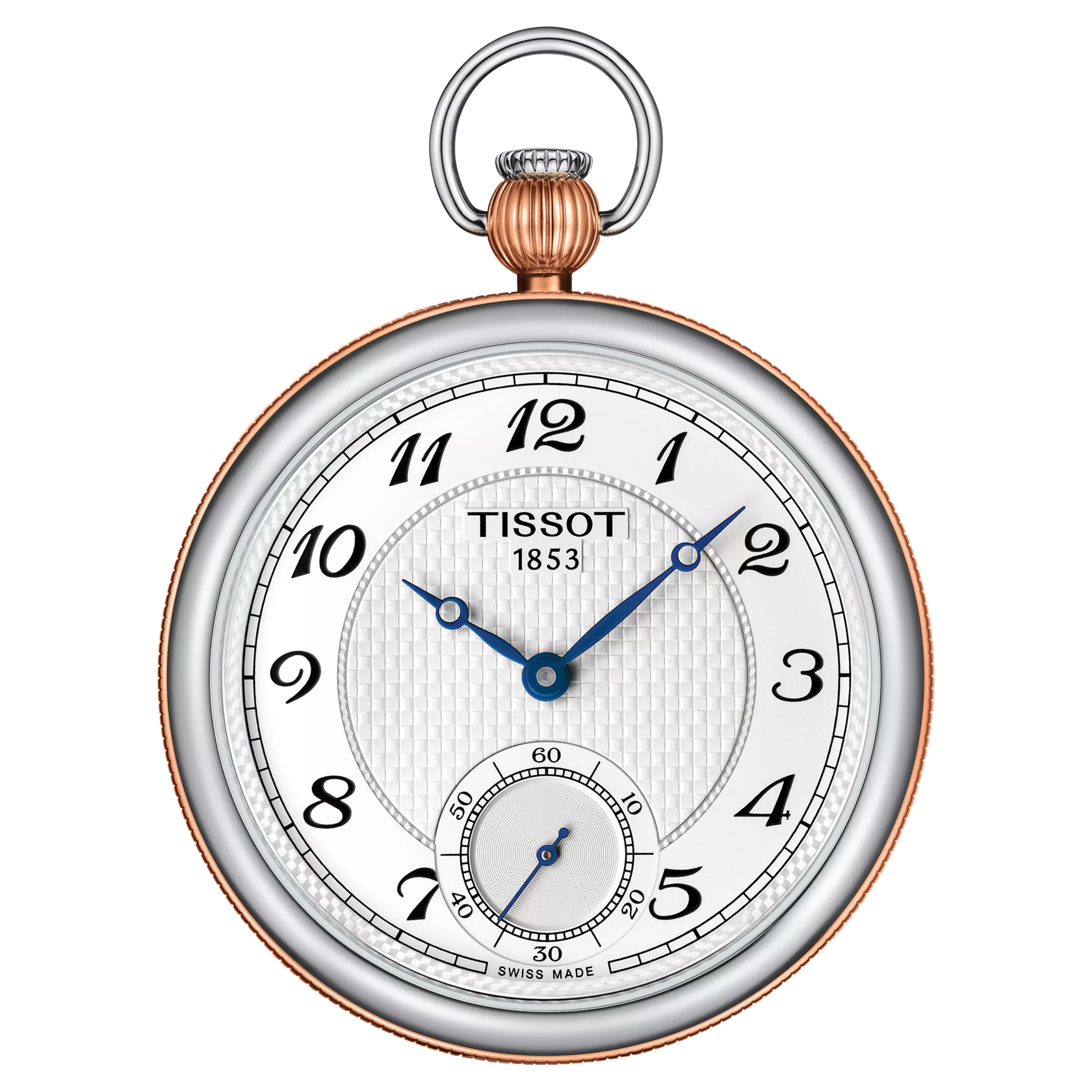 มุมมองด้านหน้าของนาฬิกา Tissot Bridgeport Lepine Mechanical
