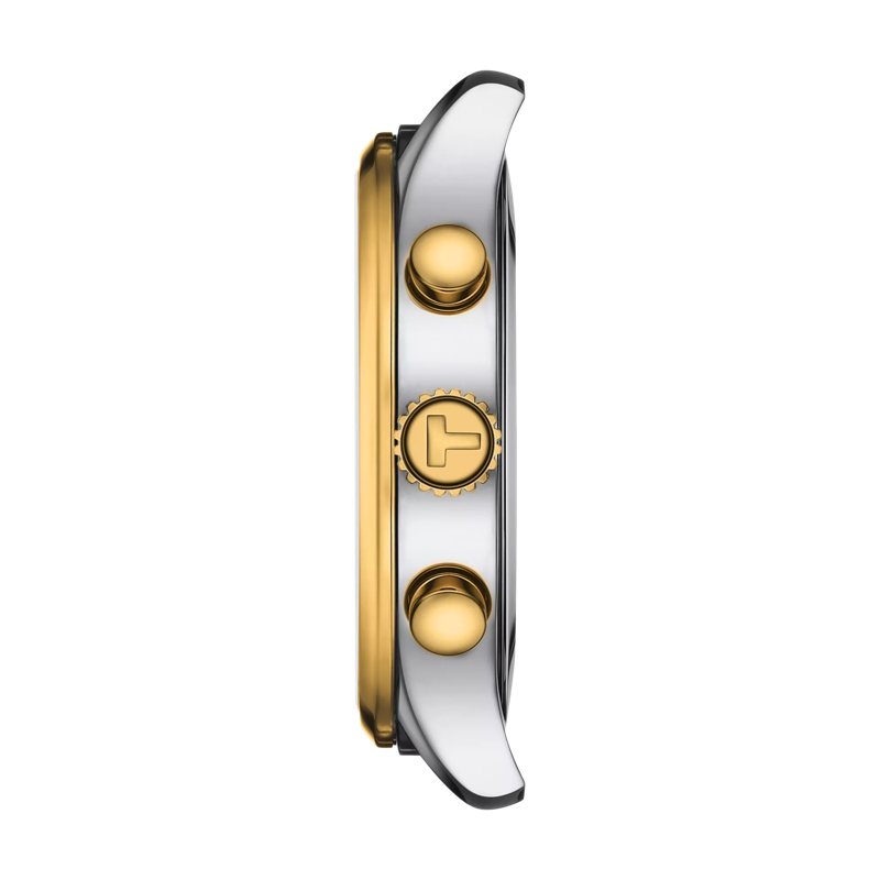 Profile view of the watch case Tissot Chrono XL Classic