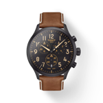 Front view of the watch Tissot Chrono XL with shadow