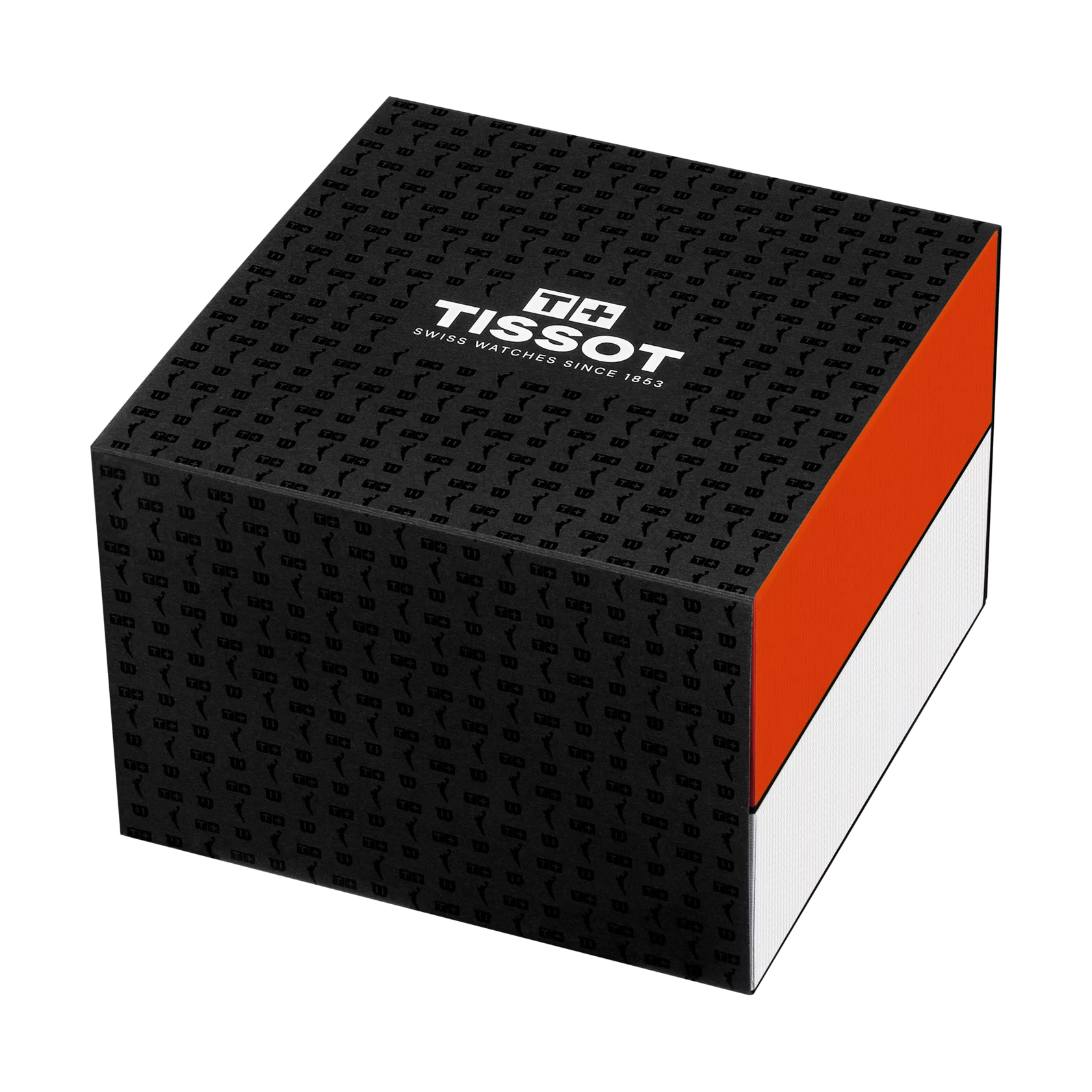 Vista frontal del reloj Tissot Seastar Wilson WNBA con apertura