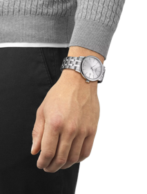 Simulation of the watch Tissot Classic Dream on a wrist