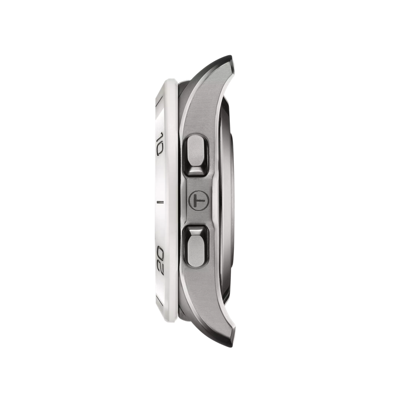 Profile view of the watch case Tissot T-Touch Connect Sport
