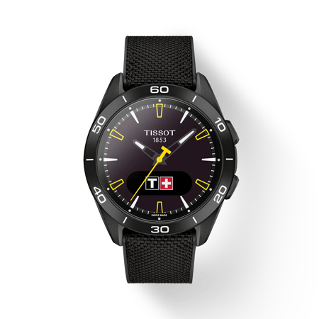 Tissot T-Touch Connect Sport Jungfraubahn の正面図・影あり