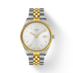 Front view of the watch Tissot Ballade 40mm with shadow