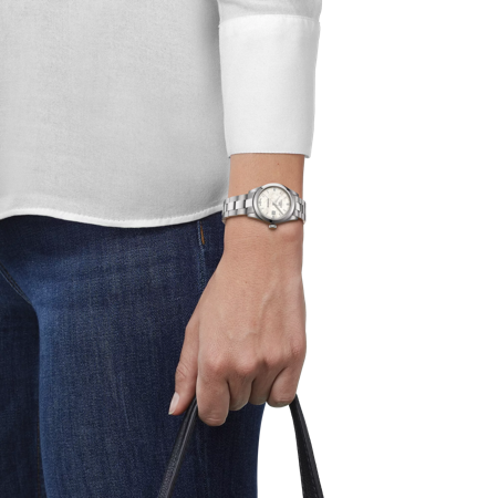 Simulation of the watch Tissot T-My Lady Automatic on a wrist
