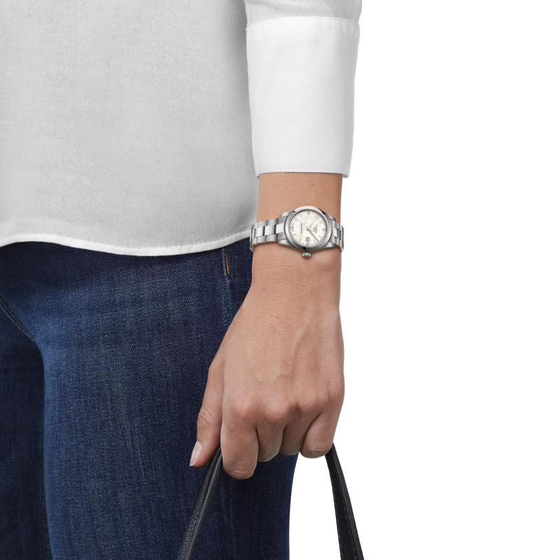 Simulation of the watch Tissot T-My Lady Automatic on a wrist
