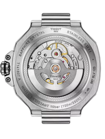 Back view of the watch case Tissot T-Race Powermatic 80 41mm