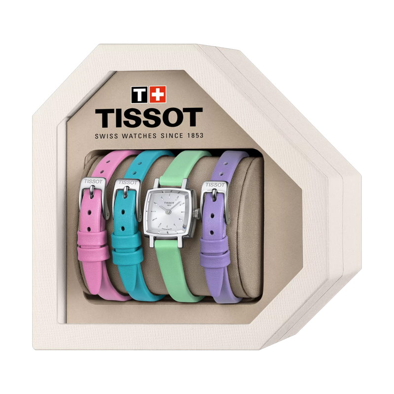 ★今がチャンス★TISSOT LOVELY SQUARE Watch Set Tissot Lovely Rose Gold Square Watch | Dillard's