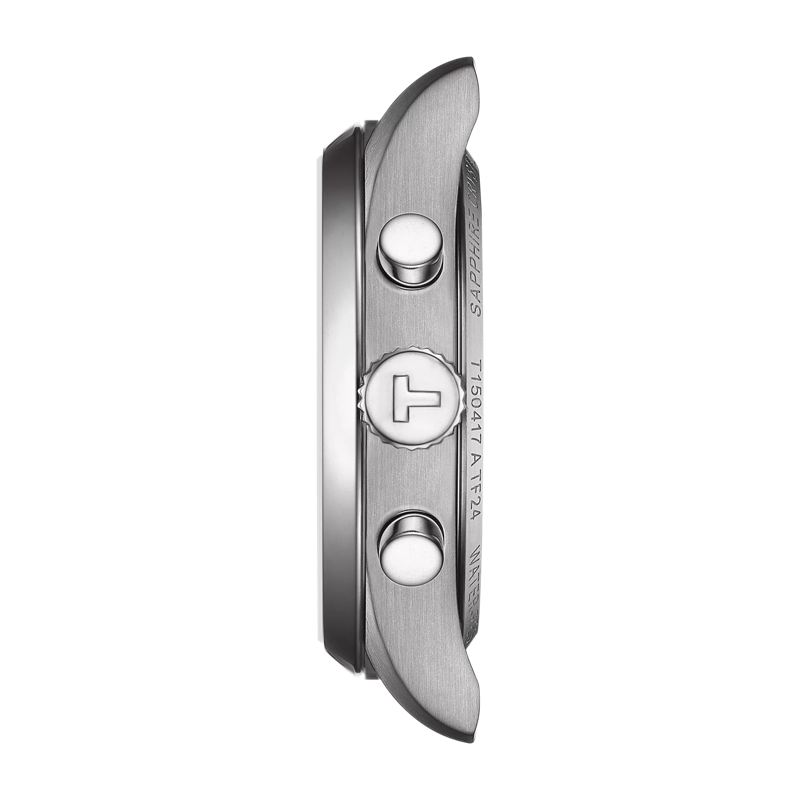 Profile view of the watch case Tissot PR 100 環法款