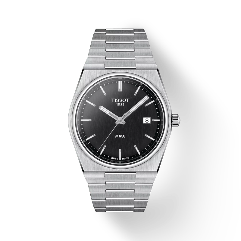 Tissot PRX ピーアールエックス の正面図・影あり