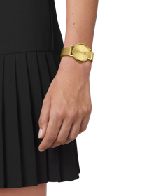 Simulation of the watch Tissot Everytime 34mm on a wrist