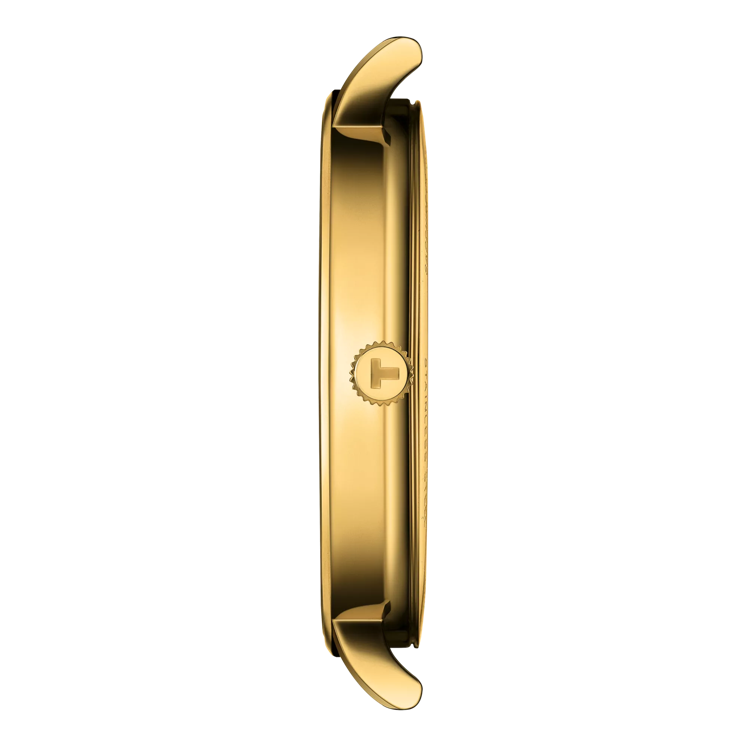 Profile view of the watch case Tissot Everytime 40mm