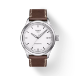 Front view of the watch Tissot Gent XL Swissmatic with shadow