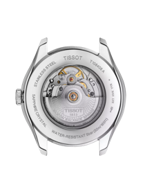 Back view of the watch case Tissot Ballade Powermatic 80 Silicium