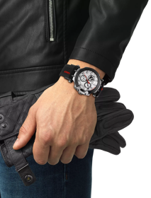 การจำลองนาฬิกา Tissot T-Race Chronograph บนข้อมือ