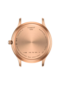 Back view of the watch case Tissot Excellence Lady 18K Gold