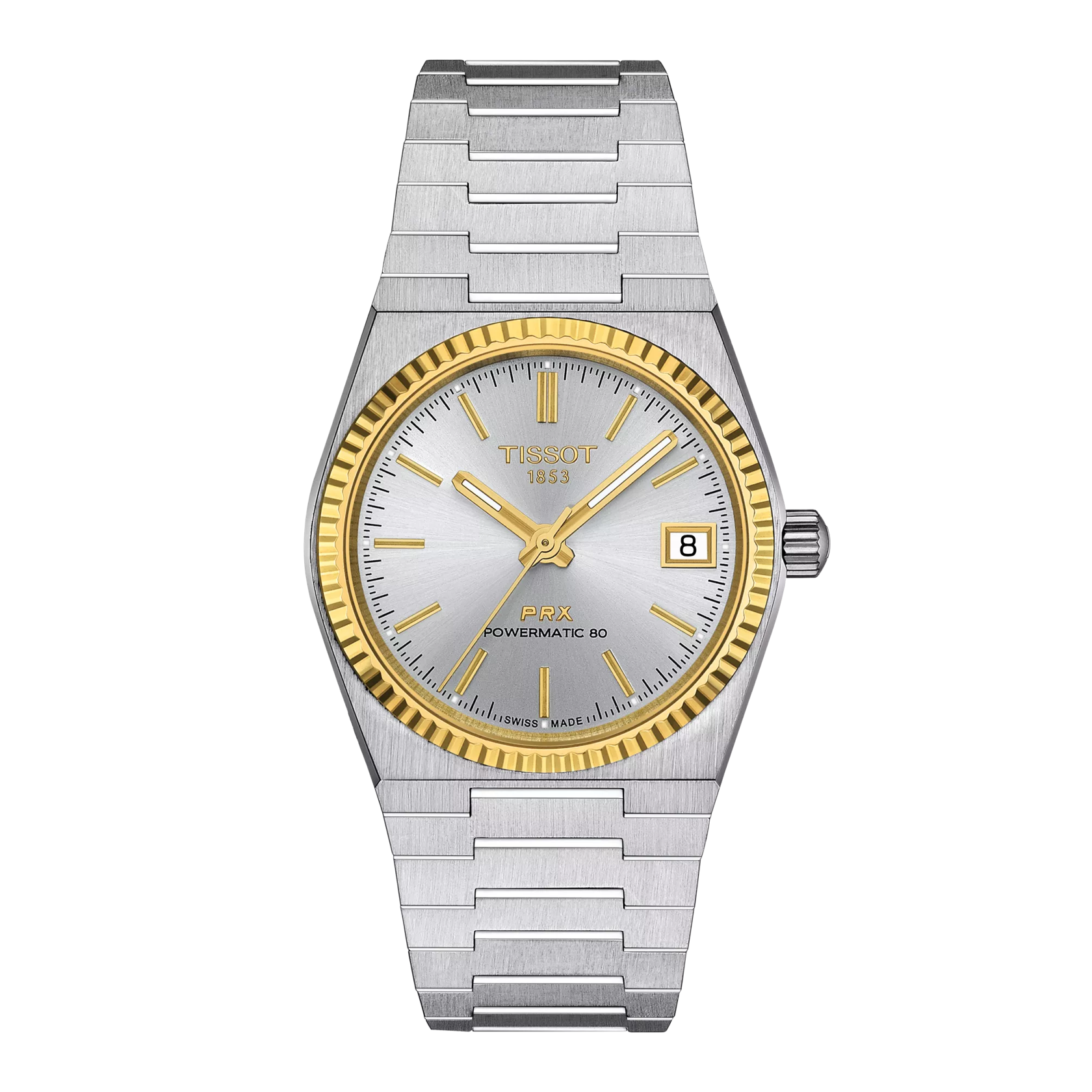 Tissot PRX Powermatic 80 35mm Steel and 18K Gold Bezel