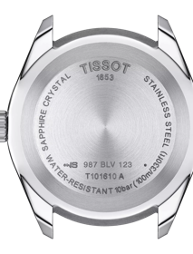 Back view of the watch case Tissot PR 100 Sport Gent