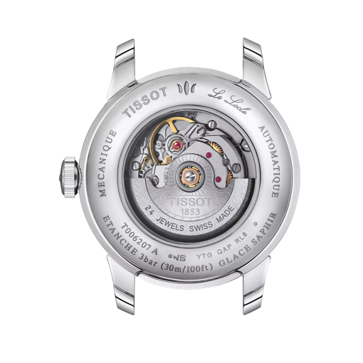 Back view of the watch case Tissot Le Locle Automatic Lady (29.00) 20th Anniversary
