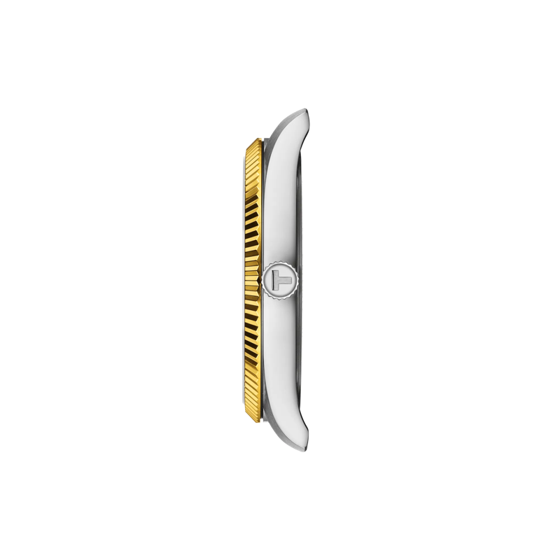 Profile view of the watch case Tissot Ballade 40mm