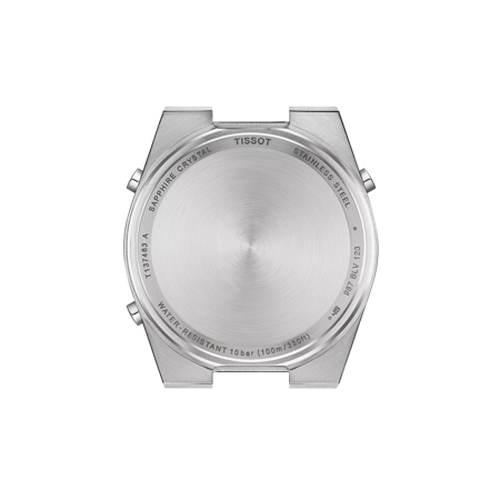 Back view of the watch case Tissot PRX Digital