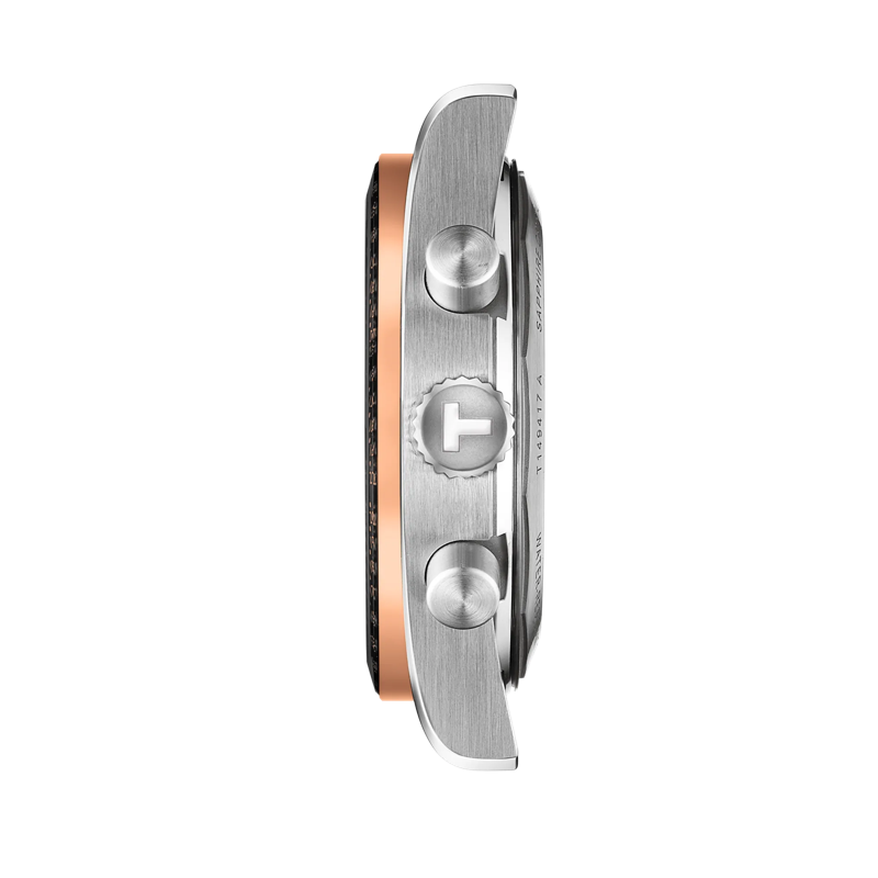 Profile view of the watch case Tissot PR516 Quartz Chronograph