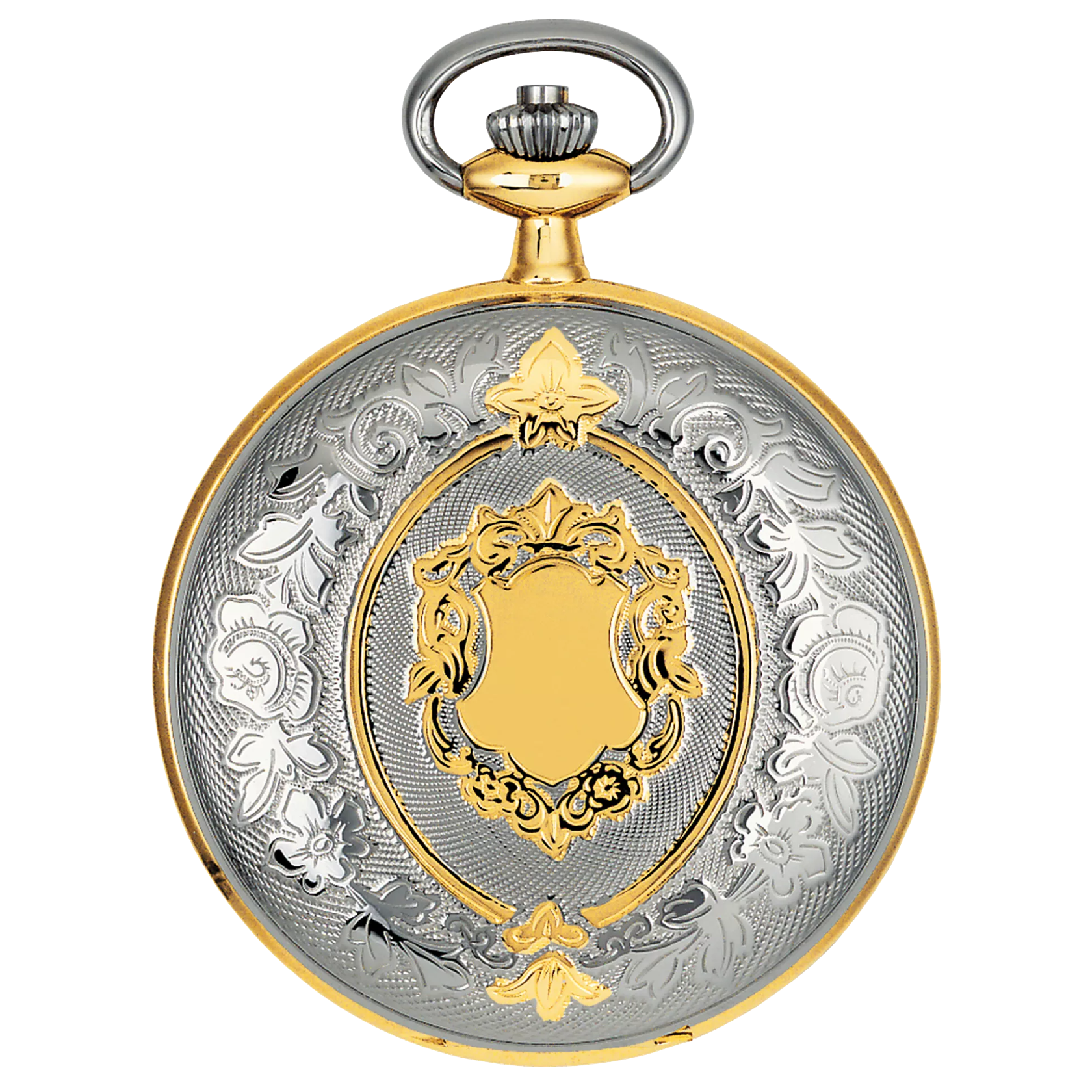 Front view of the watch Tissot Savonnette Mechanical with opened