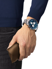 Simulation of the watch Tissot Supersport Chrono on a wrist