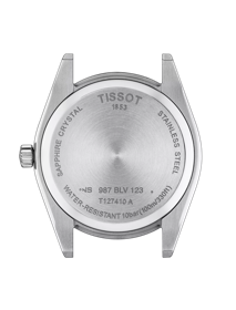 Back view of the watch case Tissot ジェントルマン