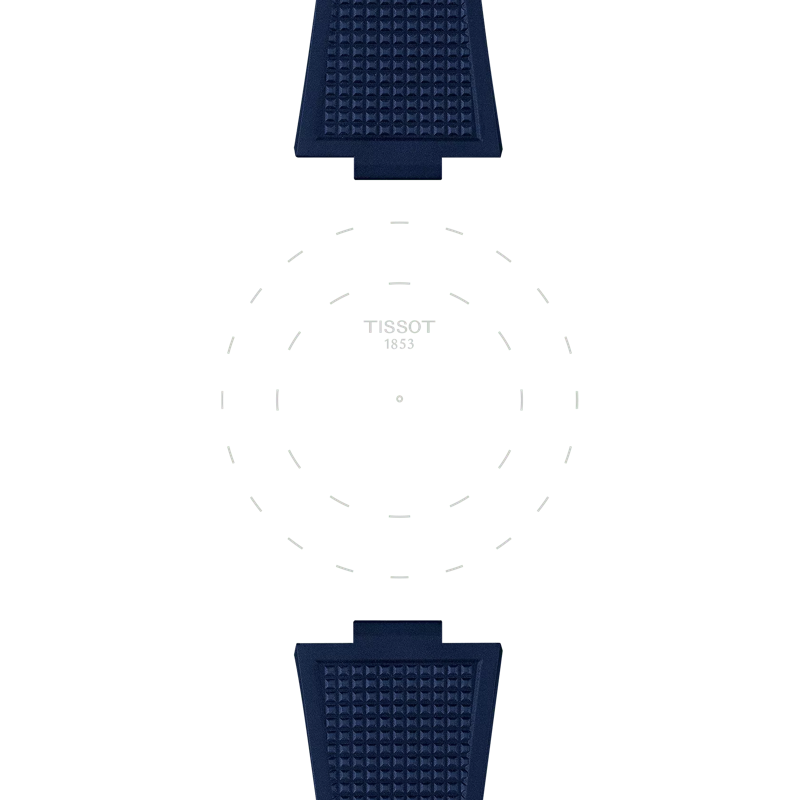 ティソ公式 ストラップ | T852049050 | ブルー ラバー | Tissot ティソ公式 ストラップ | T852049050 | ブルー ラバー | Tissot