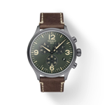 Front view of the watch Tissot Chrono XL with shadow