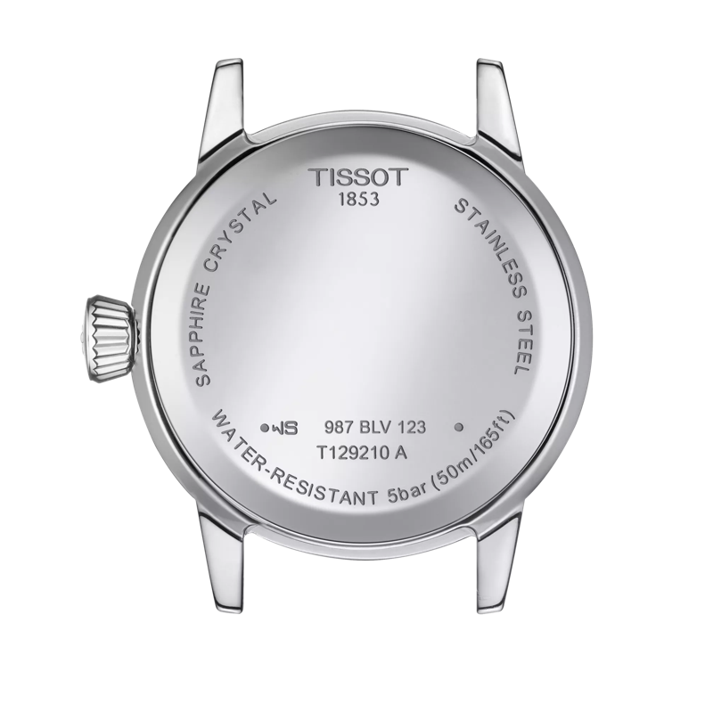 Back view of the watch case Tissot Classic Dream Lady