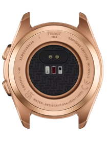 Back view of the watch case Tissot T-Touch Connect Sport