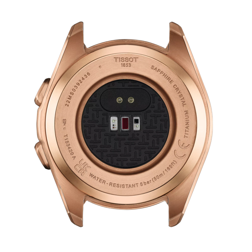 Back view of the watch case Tissot T-Touch Connect Sport