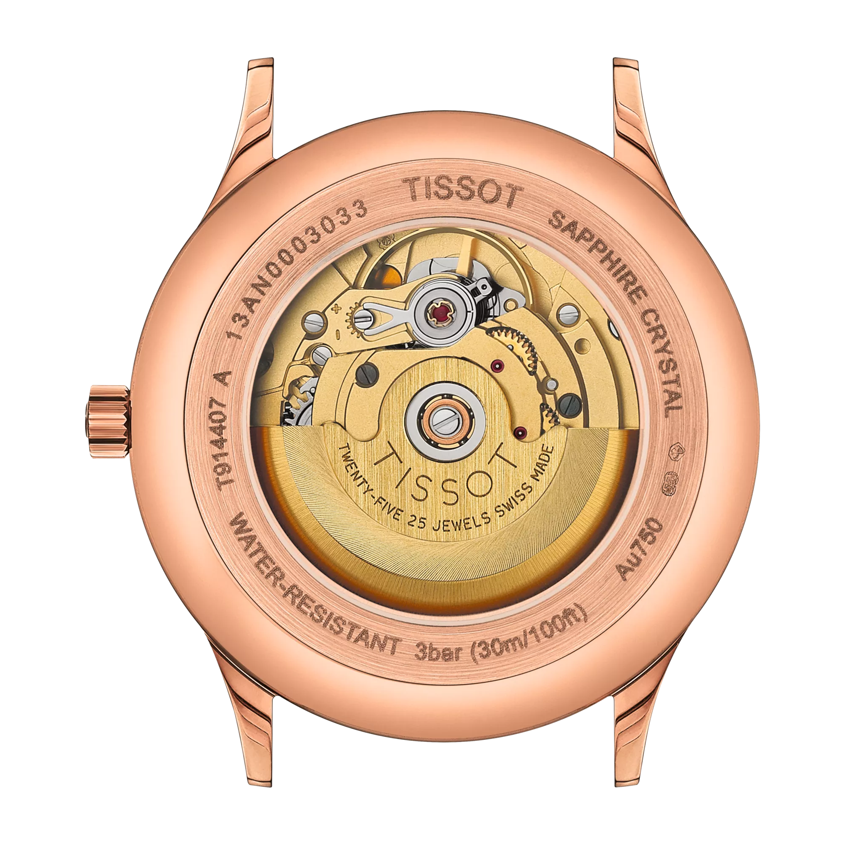 Tissot Rose Dream Automatic 18K Gold Modelo T9144077605800 Tissot Brasil