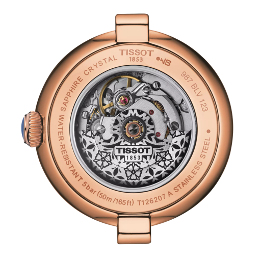 ウォッチケースのバックサイドTISSOT ベリッシマ オートマティック