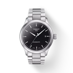 Front view of the watch Tissot Gent XL Swissmatic with shadow