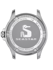 Back view of the watch case Tissot Seastar 1000 40mm