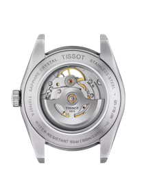 Back view of the watch case TISSOT ジェントルマン オートマティック オープンハート