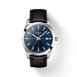 Front view of the watch Tissot Gentleman with shadow