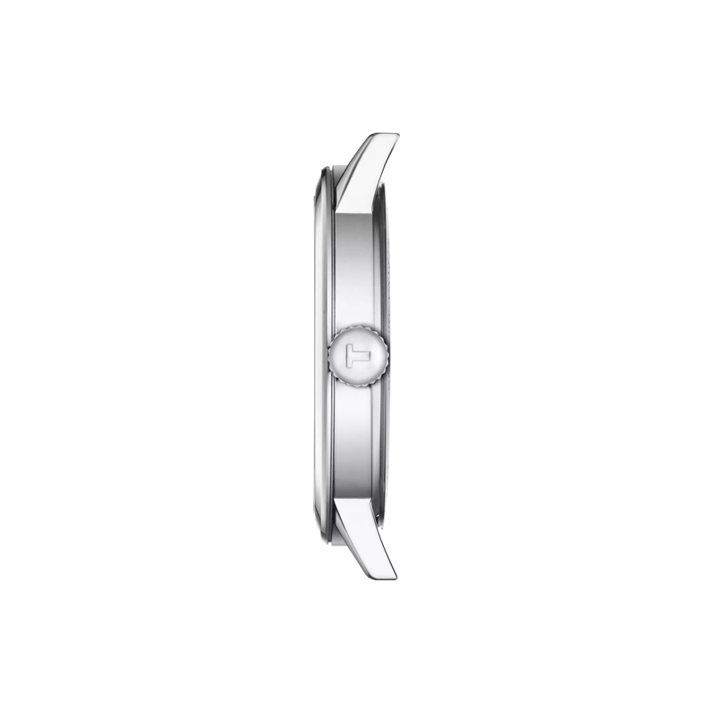 Profile view of the watch case Tissot Classic Dream